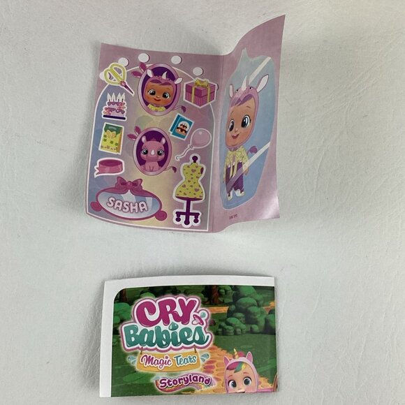 Cry Babies Magic Tears Sasha Dress Me Up Doll Playset Storyland IMC Toys - Picture 6 of 9